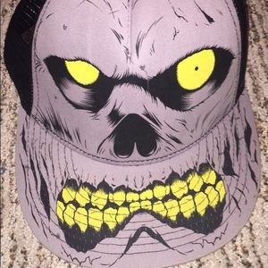 Skull Trucker Snapback Hat